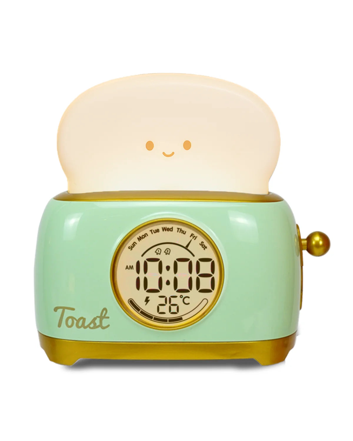 Toasty Toaster Night Light with Clock