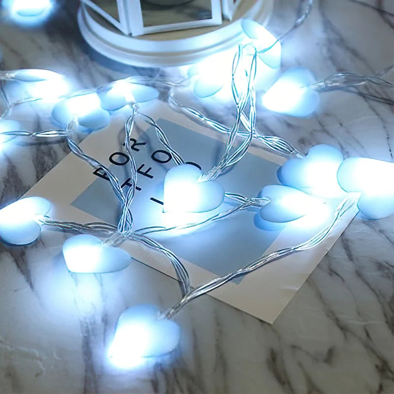 Adorable Heart String Lights
