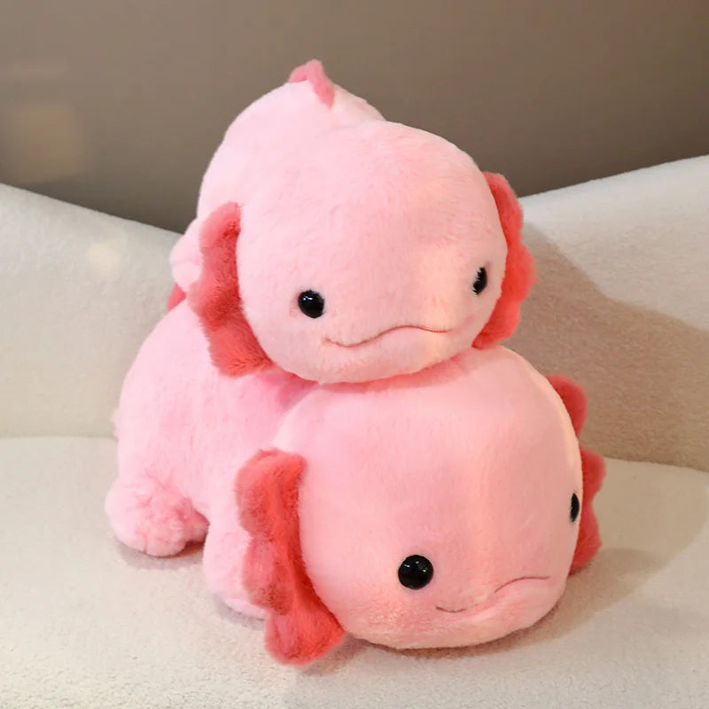 Cute Fluffy Axolotl Plushie