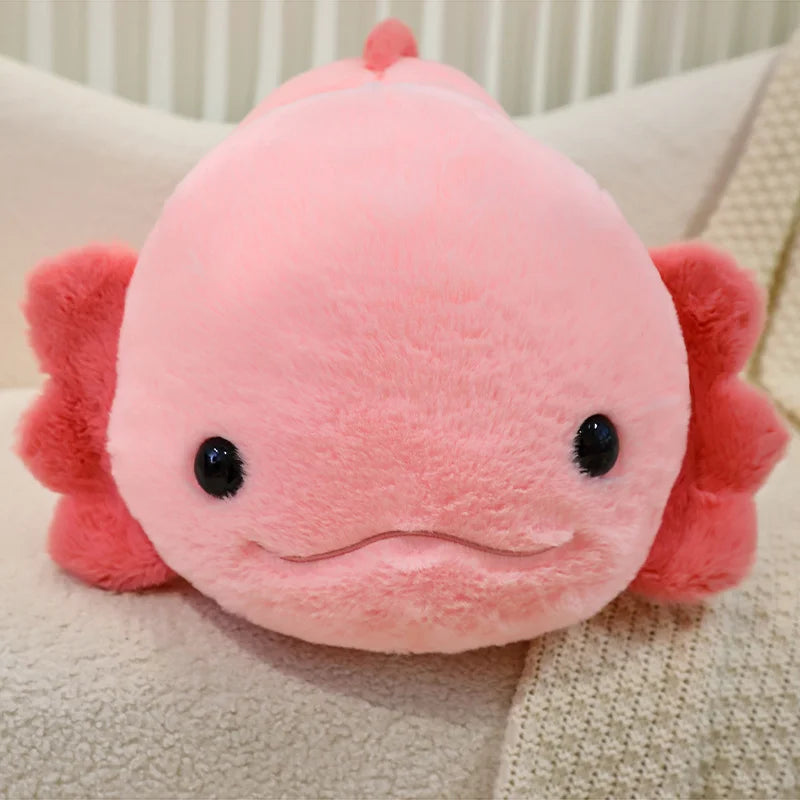 Cute Fluffy Axolotl Plushie