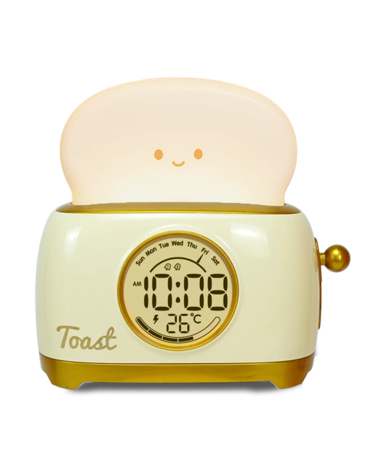 Toasty Toaster Night Light with Clock