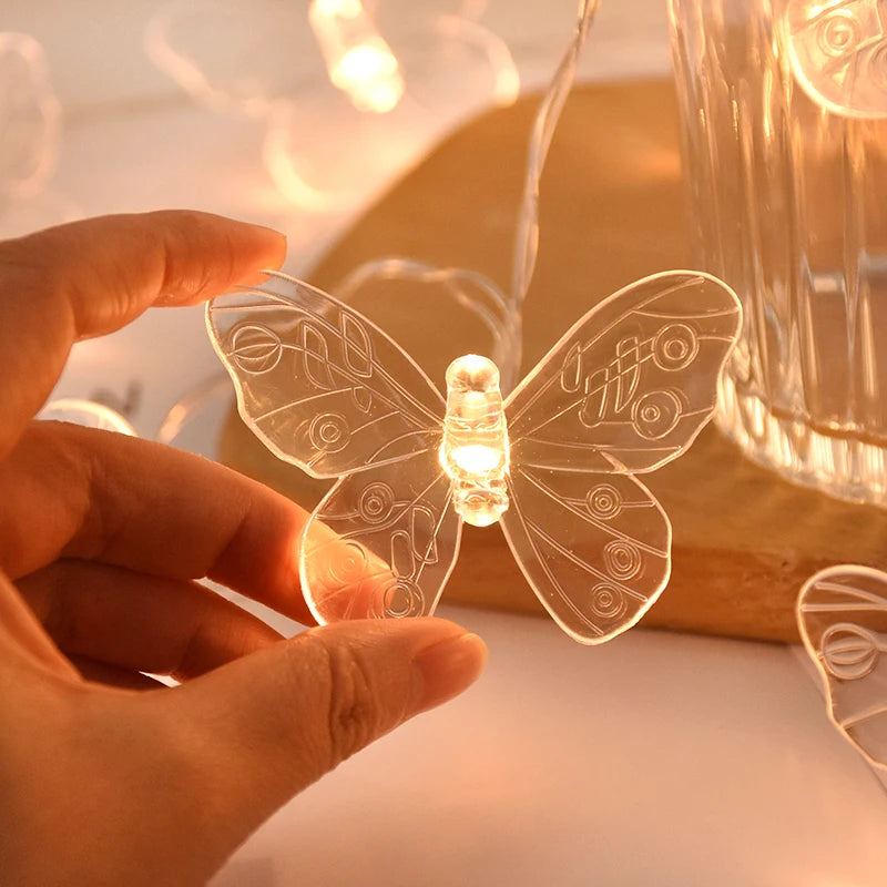 Colourful Butterfly String Lights