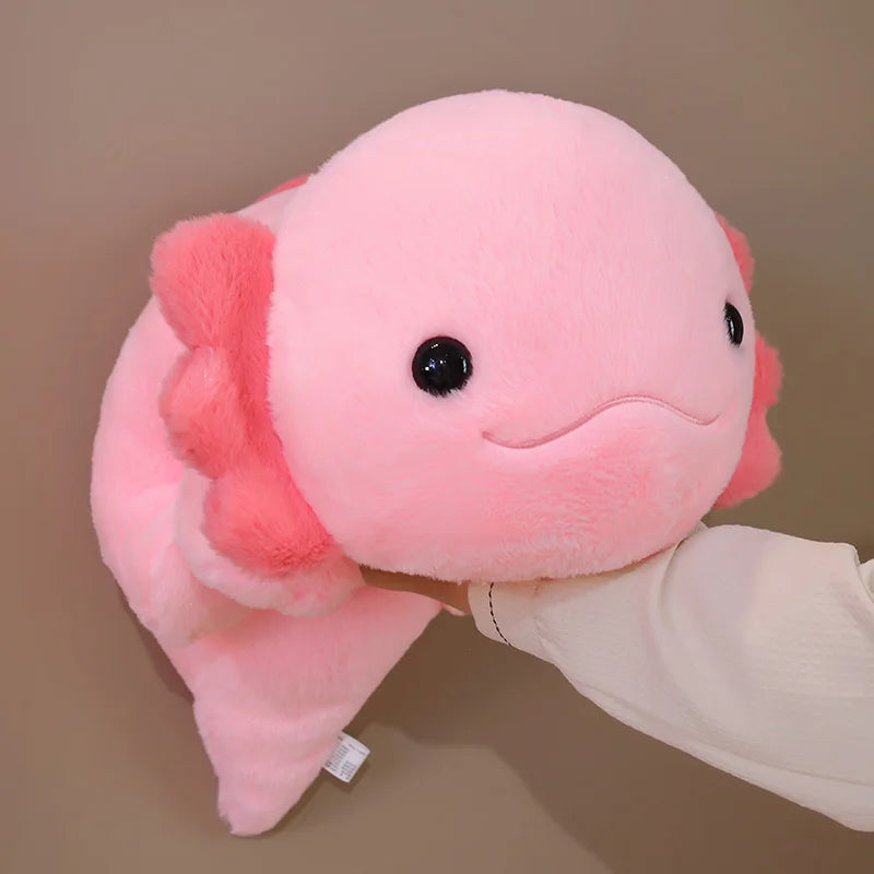 Cute Fluffy Axolotl Plushie
