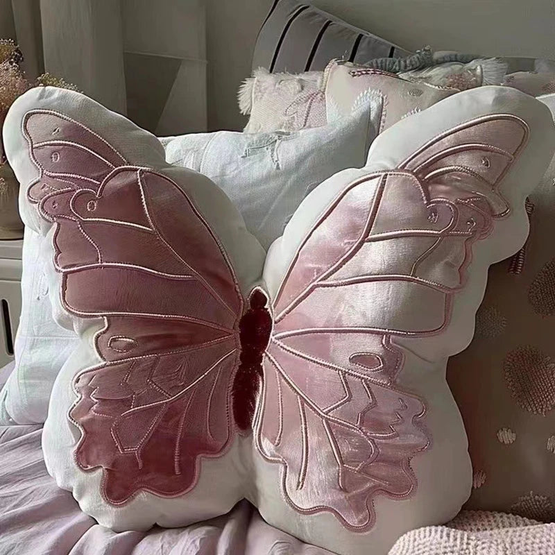 Beautiful Velvet Butterfly Cushion