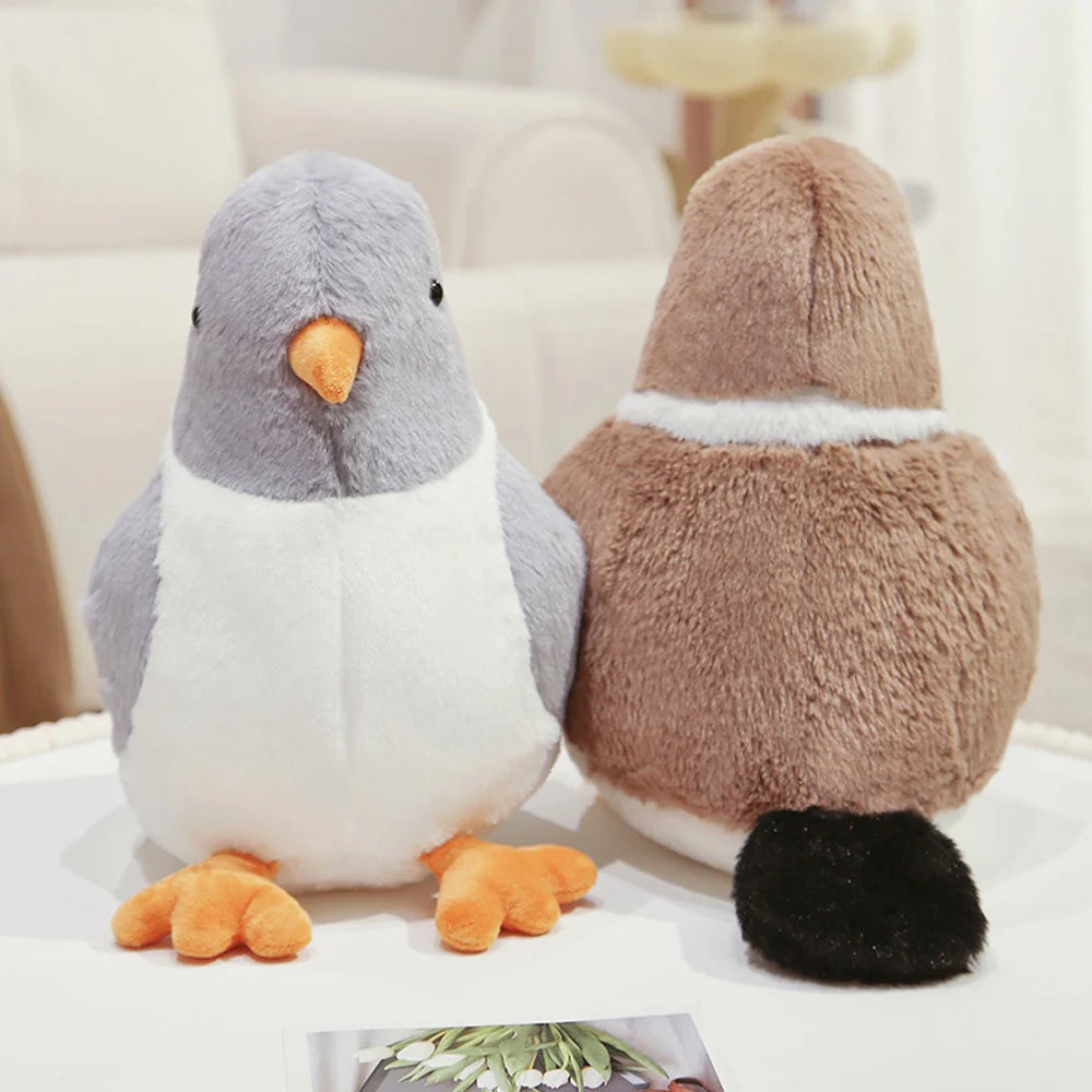 Chubby Kawaii Pigeon Plushies