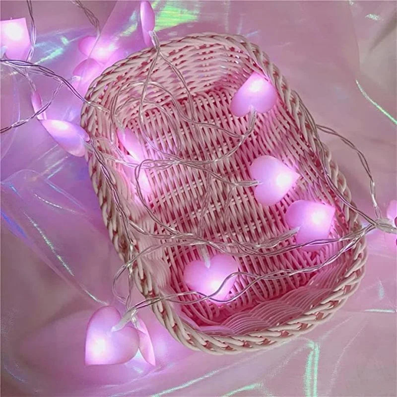 Adorable Heart String Lights