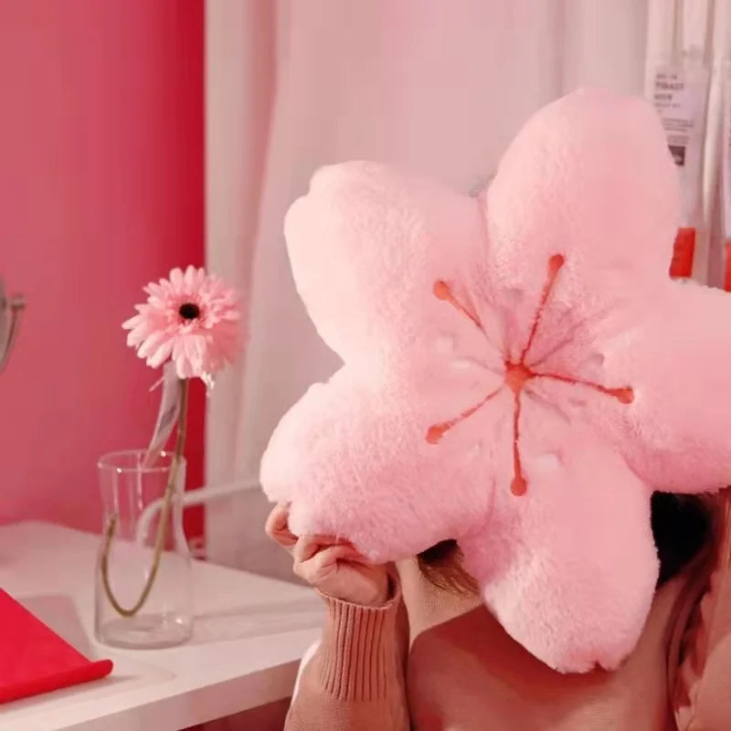 Cherry Blossom Fluffy Cushion