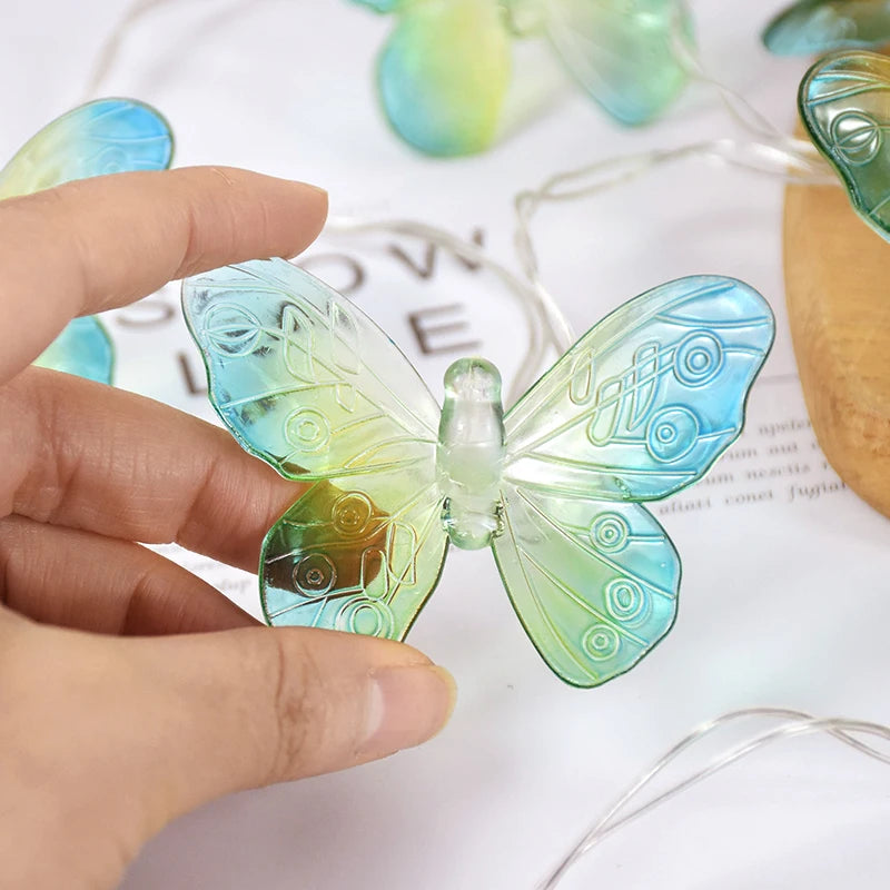 Colourful Butterfly String Lights