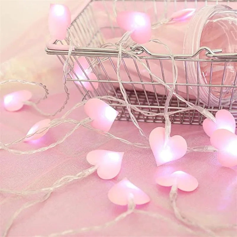 Adorable Heart String Lights