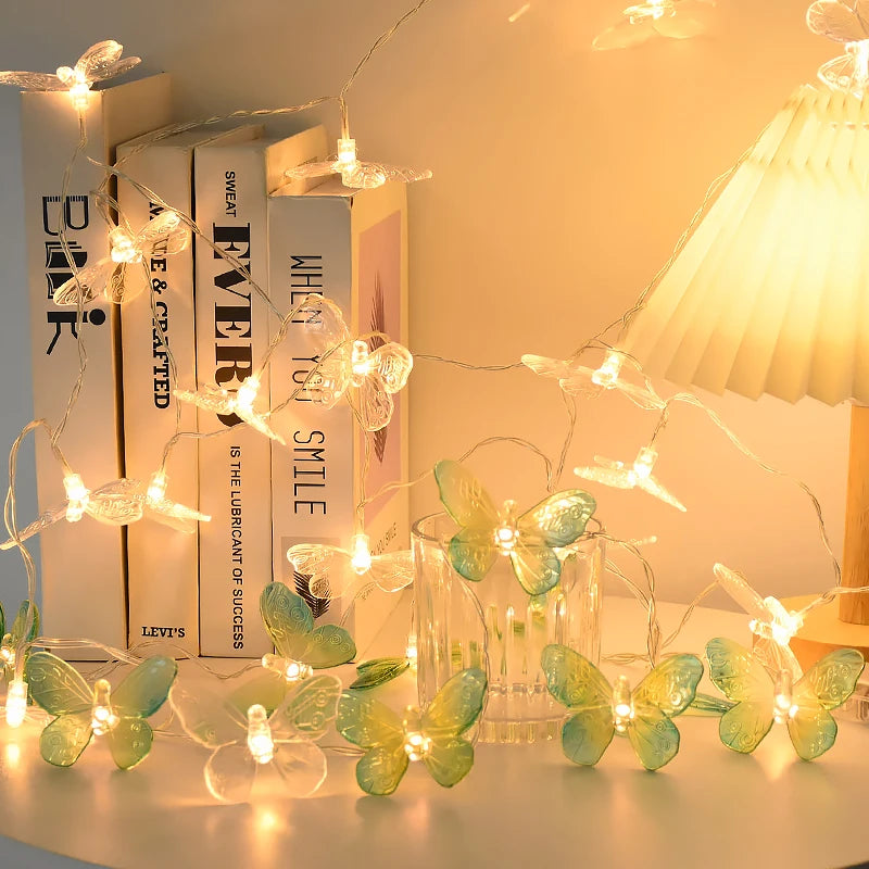 Colourful Butterfly String Lights
