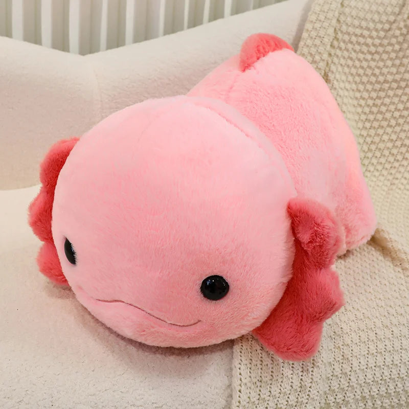 Cute Fluffy Axolotl Plushie