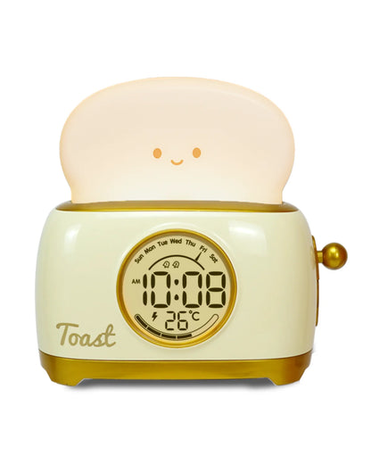 Toasty Toaster Night Light with Clock